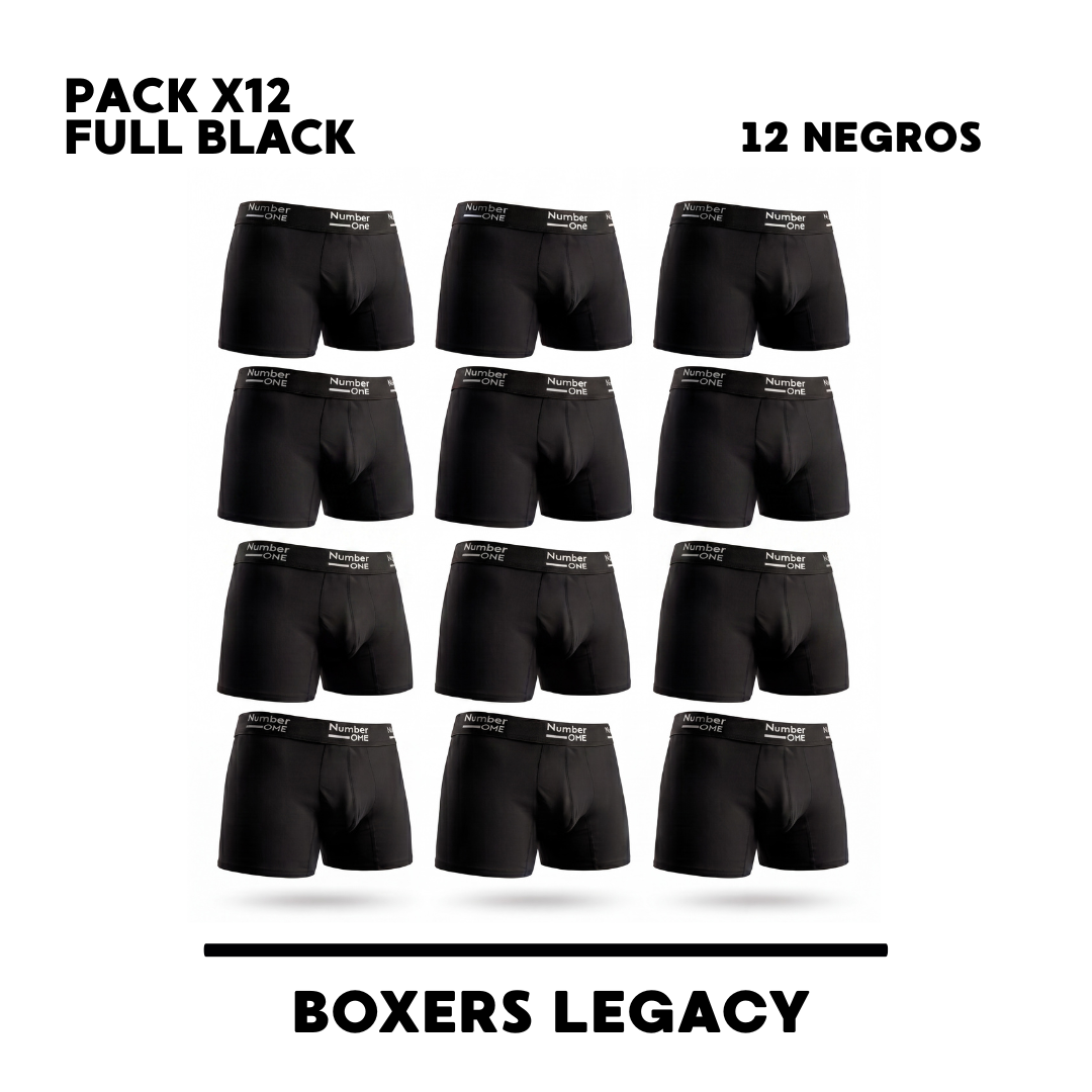 Pack x12 Full Black - 12 Negros