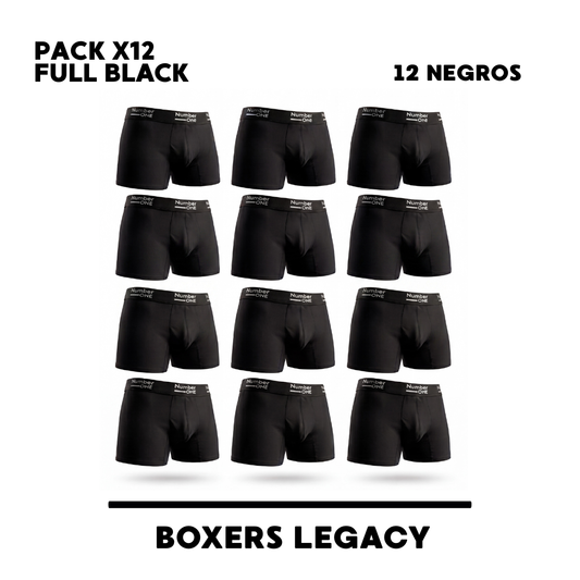 Pack x12 Full Black - 12 Negros
